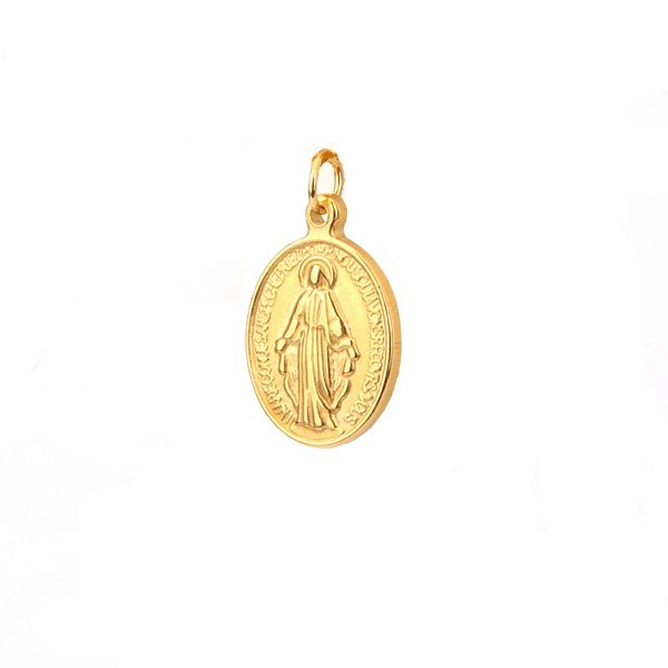 100% stainless steel gold color virgin mary medal charms pendant for women cross medallion medallas religiosas wholesale 10pcs, Silver
100% stainless steel gold color virgin mary medal charms pendant for women cross medallion medallas religiosas wholesale 10pcs, Silver