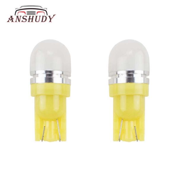 

2pcs t10 led bulb w5w 194 168 interior lights car parking side signal light license plate bulb reading wedge dome turn lamp 12v