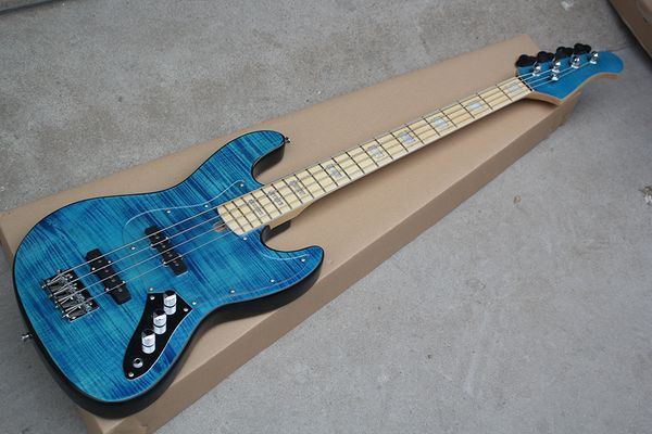 Фабрика Custom Blue 4-струнная электрическая бас-гитара с пламенным кленовым шпоном, прозрачная накладка, хромированная фурнитура, индивидуальные предложения
Фабрика Custom Blue 4-струнная электрическая бас-гитара с пламенным кленовым шпоном, прозрачная накладка, хромированная фурнитура, индивидуальные предложения