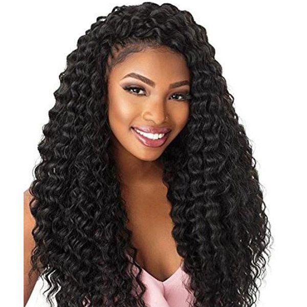 1pcs fashion water wave crochet braids afro kinky curly twist braids black kanekalon braiding marly hair extensions for women (18 inch
1pcs fashion water wave crochet braids afro kinky curly twist braids black kanekalon braiding marly hair extensions for women (18 inch