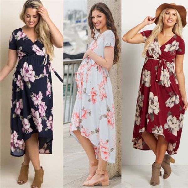 short sleeve dresses gown pgraphy prop clothes v neck pregnant women long maxi dress maternity, Black;gray
short sleeve dresses gown pgraphy prop clothes v neck pregnant women long maxi dress maternity, Black;gray