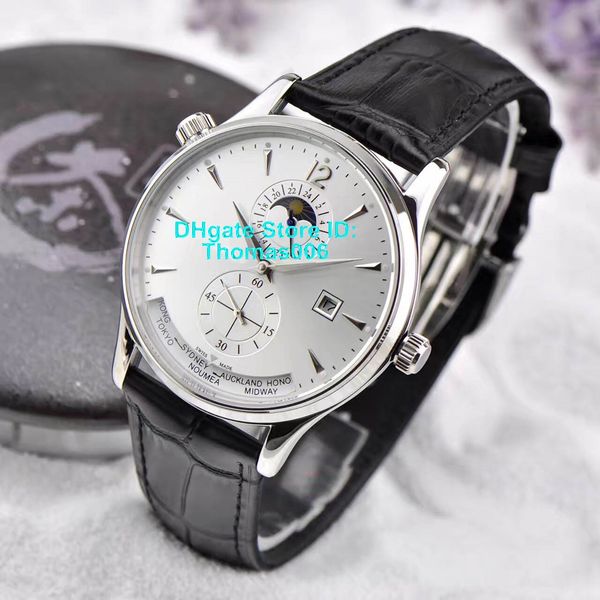 super men 4 colors master ultra thin q1628430 steel case white dial moon phase automatic mens watch leather strap watches jl-a103a, Slivery;brown
super men 4 colors master ultra thin q1628430 steel case white dial moon phase automatic mens watch leather strap watches jl-a103a, Slivery;brown