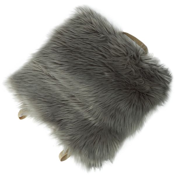 faux sheepskin car seat home cushion pad cover warm mat