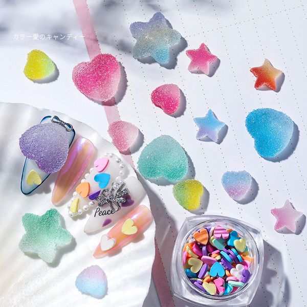 nail art decorations 5-10pcs cotton candy heart star decals nails parts for uv gel polish decoration of accessories, Silver;gold
nail art decorations 5-10pcs cotton candy heart star decals nails parts for uv gel polish decoration of accessories, Silver;gold