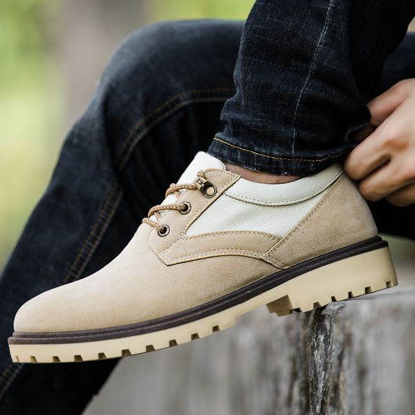 2019 new men's casual leather shoes comfortable wear-resisting work shoes breathable lace-up flats, Black
2019 new men's casual leather shoes comfortable wear-resisting work shoes breathable lace-up flats, Black