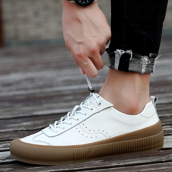 spring 2020 youth fashion men shoes comfortable casual shoes for male wearable men leather shoe white sneakers for mens, Black
spring 2020 youth fashion men shoes comfortable casual shoes for male wearable men leather shoe white sneakers for mens, Black