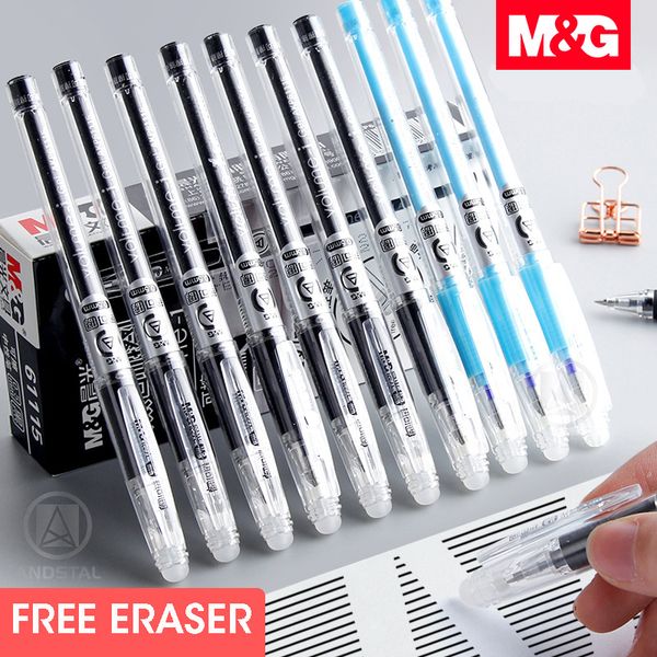 andstal smooth erasable pen refill 0.5mm m&g black blue gel pen set gel pens gelpen eraser for school office supplies stationery
andstal smooth erasable pen refill 0.5mm m&g black blue gel pen set gel pens gelpen eraser for school office supplies stationery