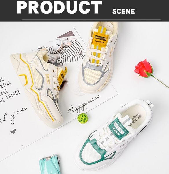 2020 spring new korean version of the thick bottom white shoes students fashion casual shoes women retro shoes, Black
2020 spring new korean version of the thick bottom white shoes students fashion casual shoes women retro shoes, Black