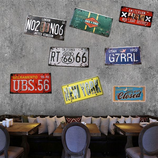 15*30cm nordic style retro metal tin signs painting plaque pub motorcycle license plate poster for wall bar home garage
15*30cm nordic style retro metal tin signs painting plaque pub motorcycle license plate poster for wall bar home garage