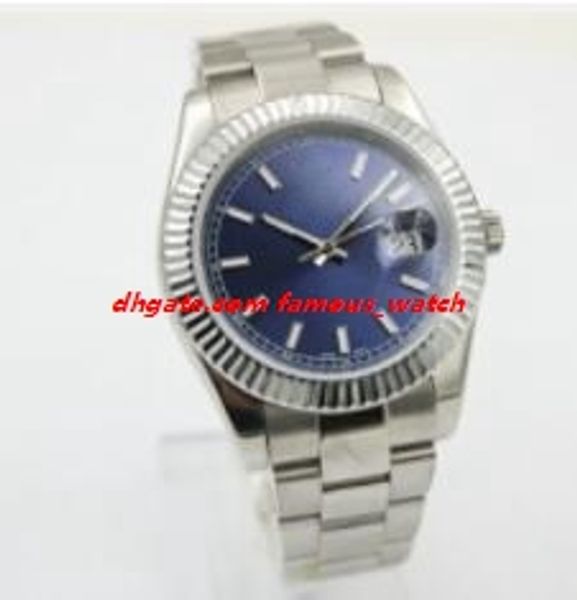 men wristwatch 41mm 116334 blue white dial asia 2813 automatic stainless steel bracelet fashion watch luxury wristwatch, Slivery;brown
men wristwatch 41mm 116334 blue white dial asia 2813 automatic stainless steel bracelet fashion watch luxury wristwatch, Slivery;brown