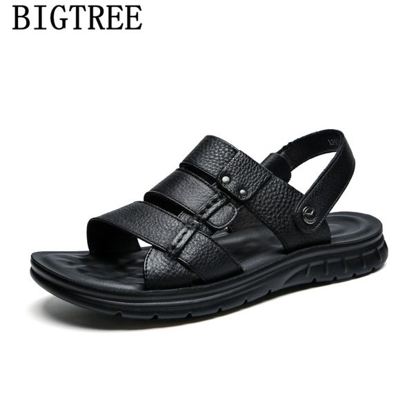 men leather sandals genuine leather man sandals 2019 summer open shoes men sandalias de verano para hombre erkek ayakkabi 2019, Black
men leather sandals genuine leather man sandals 2019 summer open shoes men sandalias de verano para hombre erkek ayakkabi 2019, Black