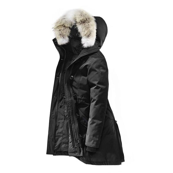 dhl canada women rossclair parkas long hooded wolf fur fashion warm down jacket outdoor warm coat, Black
dhl canada women rossclair parkas long hooded wolf fur fashion warm down jacket outdoor warm coat, Black