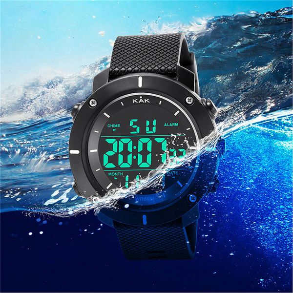 kak brand 2019 led waterproof sport watch fashion sports watch electronic digital mens watches relogio masculino 661d5, Slivery;brown
kak brand 2019 led waterproof sport watch fashion sports watch electronic digital mens watches relogio masculino 661d5, Slivery;brown