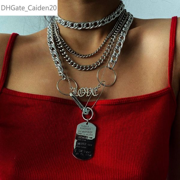 5pcs/set vintage multi layer letter love curb cuban choker necklace collar square nameplate pendant necklace jewelry, Silver
5pcs/set vintage multi layer letter love curb cuban choker necklace collar square nameplate pendant necklace jewelry, Silver