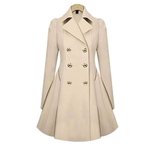 durable women coat classic delicate texture women solid color turn down collar jacket fashion female outwear pleated coat, Tan;black
durable women coat classic delicate texture women solid color turn down collar jacket fashion female outwear pleated coat, Tan;black