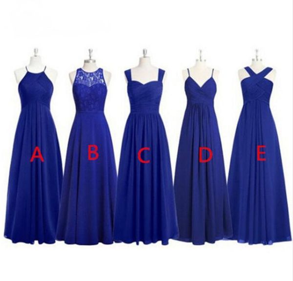 elegant royal blue chiffon bridesmaid dresses jewel sleeveless wedding guest dress sheer back zipper 5 styles formal maid of honor gown, White;pink
elegant royal blue chiffon bridesmaid dresses jewel sleeveless wedding guest dress sheer back zipper 5 styles formal maid of honor gown, White;pink