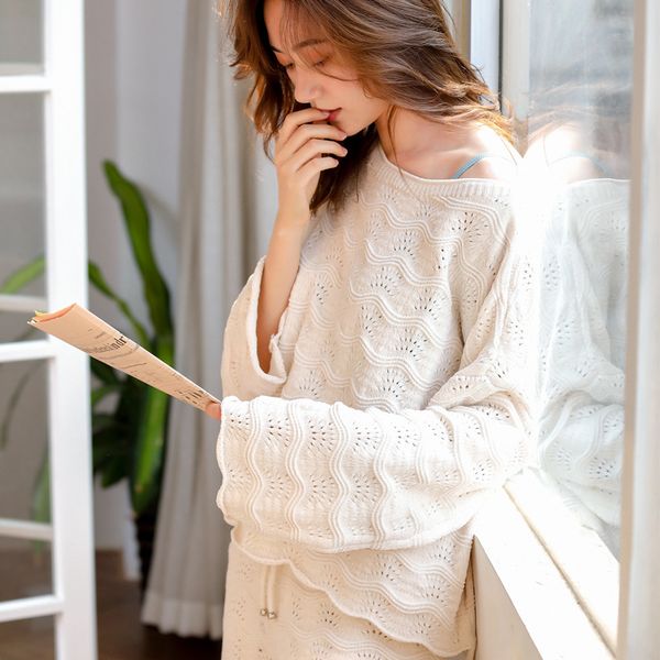 women pajamas set spring autumn new pajamas woolen wear long sleeve cute sleepwear casual homewear female pyjamas, Blue;gray
women pajamas set spring autumn new pajamas woolen wear long sleeve cute sleepwear casual homewear female pyjamas, Blue;gray