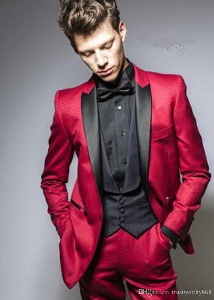 popular one button groomsmen peak lapel groom tuxedos men suits wedding/prom man blazer ( jacket+pants+vest+tie) 275, Black;gray
popular one button groomsmen peak lapel groom tuxedos men suits wedding/prom man blazer ( jacket+pants+vest+tie) 275, Black;gray