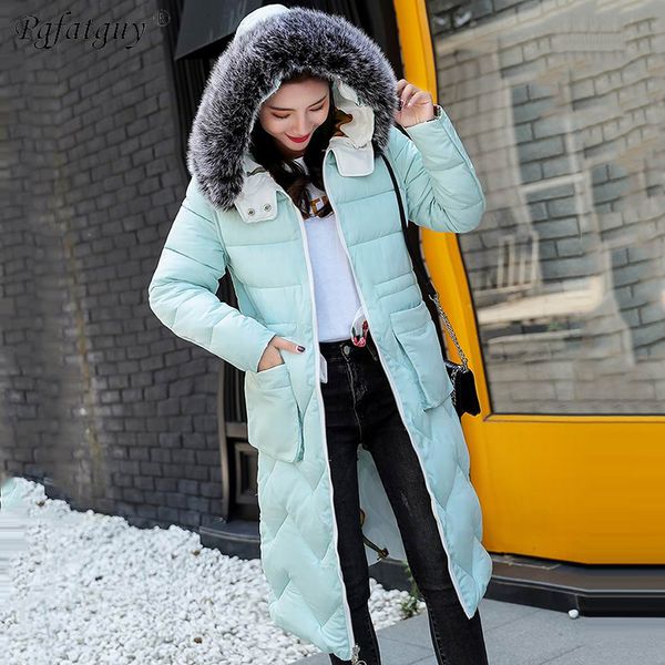 2018 fashion women winter coats blue both sides can wear long slim thicken warm jacket down cotton padded jackets outwear parkas, Black
2018 fashion women winter coats blue both sides can wear long slim thicken warm jacket down cotton padded jackets outwear parkas, Black