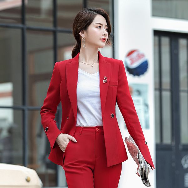 white black red female elegant women's pants suits sets ladies women trouser jacket dress blazer suits set 2 pieces costume
white black red female elegant women's pants suits sets ladies women trouser jacket dress blazer suits set 2 pieces costume