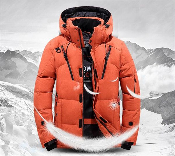 winter down jacket men casual thick snow parkas white duck down coat overcoat outwear male warm windbreaker hooded jackets, Black
winter down jacket men casual thick snow parkas white duck down coat overcoat outwear male warm windbreaker hooded jackets, Black