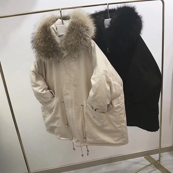 loose fit natural raccoon dog fur collar fashion white duck down jackets women down coats outerwear 2018 autumn winter, Black
loose fit natural raccoon dog fur collar fashion white duck down jackets women down coats outerwear 2018 autumn winter, Black