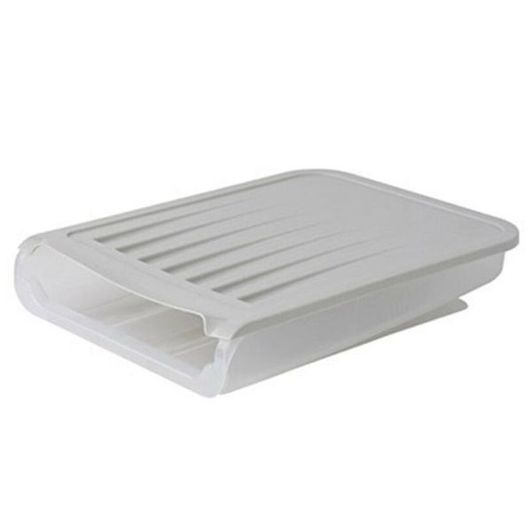 3-row kitchen stacked auto scrolling egg holder storage box rack container large capacity egg box with enough space
3-row kitchen stacked auto scrolling egg holder storage box rack container large capacity egg box with enough space