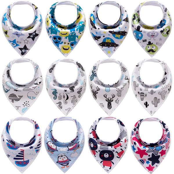 4pcs/lot baby bibs bandana cotton cartoon animal print wrap scarf newborn feeding burp cloth baby bed accessories
4pcs/lot baby bibs bandana cotton cartoon animal print wrap scarf newborn feeding burp cloth baby bed accessories
