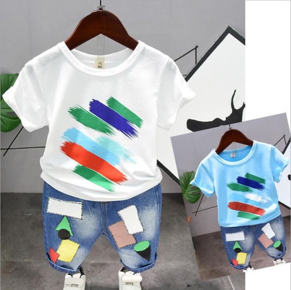 2019 summer new clothing sets boy cotton casual children's wear baby boys t-shirt + shorts pants 2 pcs clothes sets 2-6years, White
2019 summer new clothing sets boy cotton casual children's wear baby boys t-shirt + shorts pants 2 pcs clothes sets 2-6years, White