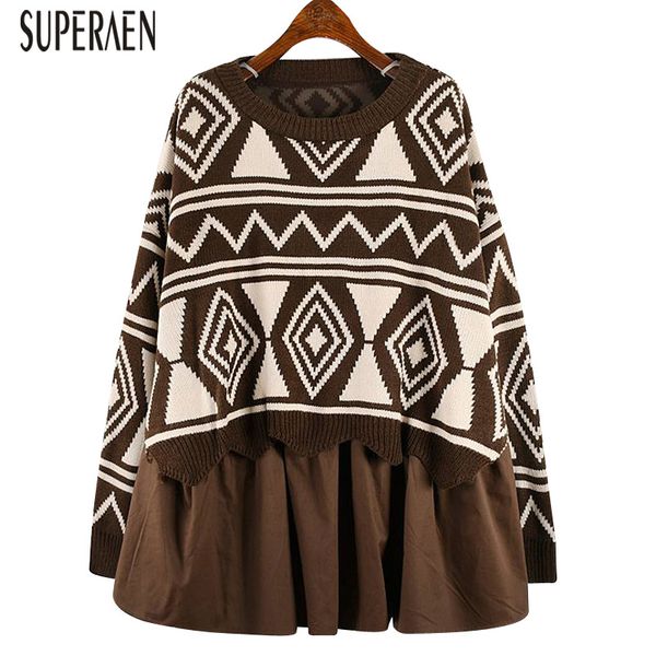 superaen fashion fake two-piece pullovers sweaters women autumn and winter new 2019 ladies sweaters geometric knit female, White;black
superaen fashion fake two-piece pullovers sweaters women autumn and winter new 2019 ladies sweaters geometric knit female, White;black