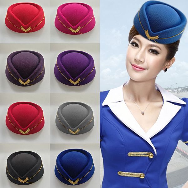 autumn winter airline stewardess cap imitation wool uniform plane stewardess cap cosplay stage perform women ladies vk-ing, Blue;gray
autumn winter airline stewardess cap imitation wool uniform plane stewardess cap cosplay stage perform women ladies vk-ing, Blue;gray