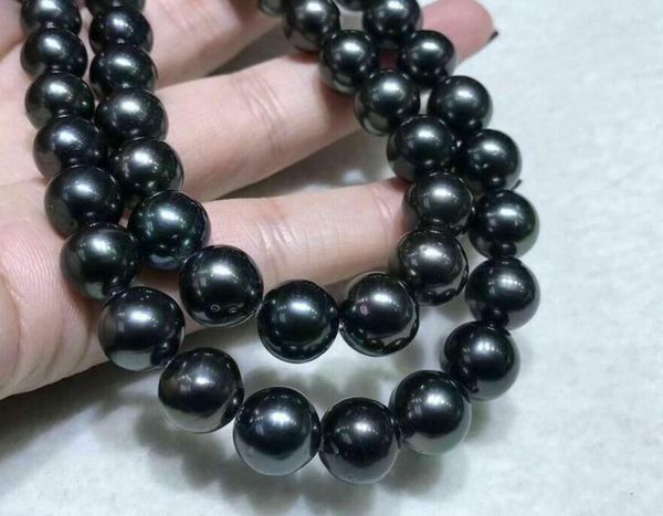 fine pearls jewelry huge rare 11-12mm nature tahitian black multicolor pearl necklace 18inch, Silver
fine pearls jewelry huge rare 11-12mm nature tahitian black multicolor pearl necklace 18inch, Silver