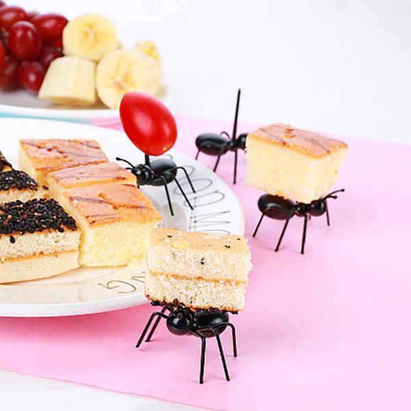 12pcs/set fruit fork reusable kawaii ant fruit fork tableware multiple use snack cake dessert forks for party kitchen acc
12pcs/set fruit fork reusable kawaii ant fruit fork tableware multiple use snack cake dessert forks for party kitchen acc