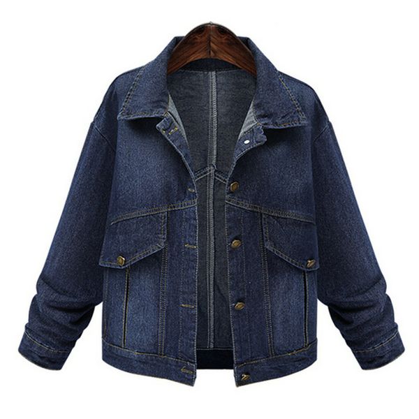 women's jackets 2021 women plus size 5xl basic jeans jacket coat long sleeve single breasted turn-down collar slim denim nw1873, Black;brown
women's jackets 2021 women plus size 5xl basic jeans jacket coat long sleeve single breasted turn-down collar slim denim nw1873, Black;brown