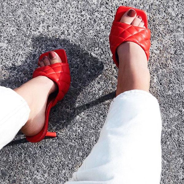 brand new thin high heels big size 43 women's shoes summer sandal mules woman slippers, Black
brand new thin high heels big size 43 women's shoes summer sandal mules woman slippers, Black