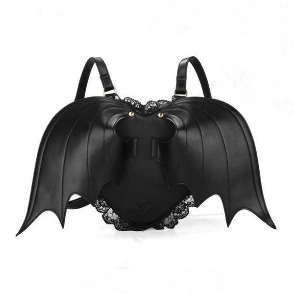 batwing backpack novelty black bat wings backpack wing gothic goth punk lace lolita bag women's bag
batwing backpack novelty black bat wings backpack wing gothic goth punk lace lolita bag women's bag