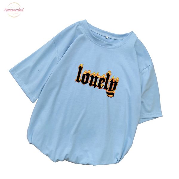 female t-shirt lonely frame letter printed t shirt women summer tumblr loose casual harajuku streetwear diy tee shirt femme, White
female t-shirt lonely frame letter printed t shirt women summer tumblr loose casual harajuku streetwear diy tee shirt femme, White