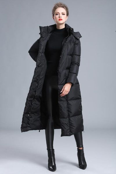 women winter quilted warm coat ultra light duck down jacket long women coat slim solid jackets winter light parkas, Black
women winter quilted warm coat ultra light duck down jacket long women coat slim solid jackets winter light parkas, Black