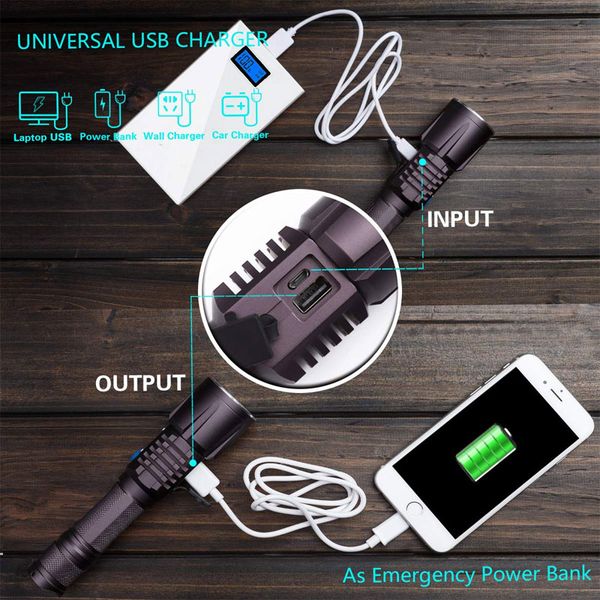 brelong tactical usb multi-function flashlight mobile power super bright led flashlight 18650 battery (product does not contain battery
brelong tactical usb multi-function flashlight mobile power super bright led flashlight 18650 battery (product does not contain battery