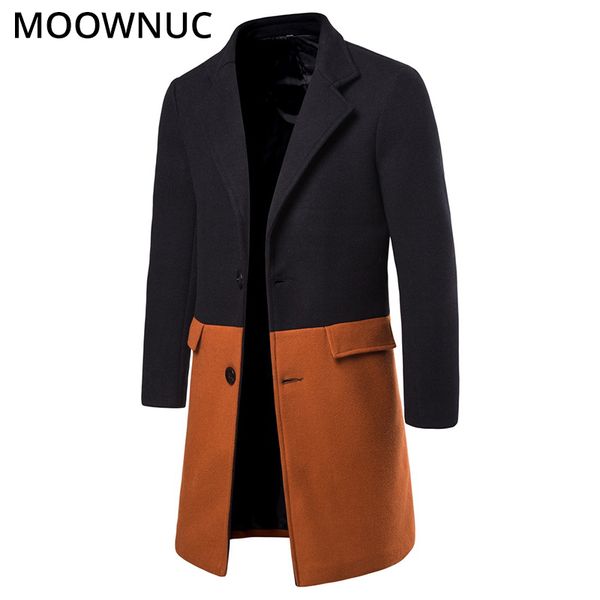 moownuc woollen overcoat patchwork male men's clothes men's coats winter autumn fashion business smart casual high-quality mwc, Black
moownuc woollen overcoat patchwork male men's clothes men's coats winter autumn fashion business smart casual high-quality mwc, Black