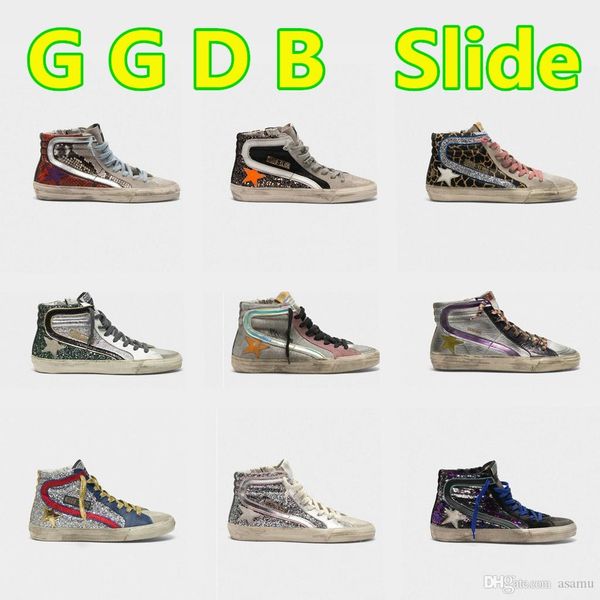 italy deluxe brand ggdb slide sequin golden superstar goose high sneakers men and women ggdd gdb do-old sports dirty shoes boots, Black;brown
italy deluxe brand ggdb slide sequin golden superstar goose high sneakers men and women ggdd gdb do-old sports dirty shoes boots, Black;brown