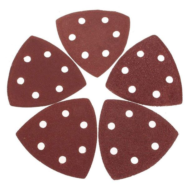 20x buckle delta sand paper pads 90mm triangular 40, 60, 80, 100 and 120 grit sanding sheets
20x buckle delta sand paper pads 90mm triangular 40, 60, 80, 100 and 120 grit sanding sheets