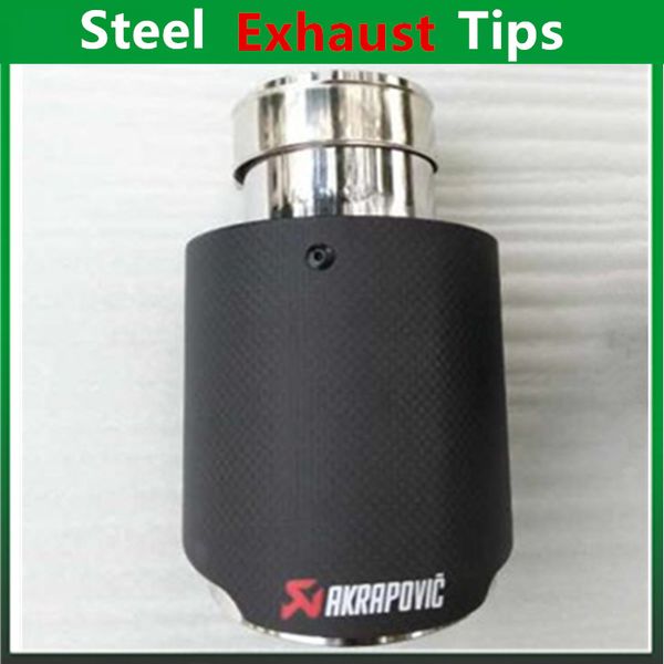 style carbon fiber +blue stainless steel universal exhaust system end pipe+black carbon akrapovic car exhaust tip 1 piece
style carbon fiber +blue stainless steel universal exhaust system end pipe+black carbon akrapovic car exhaust tip 1 piece