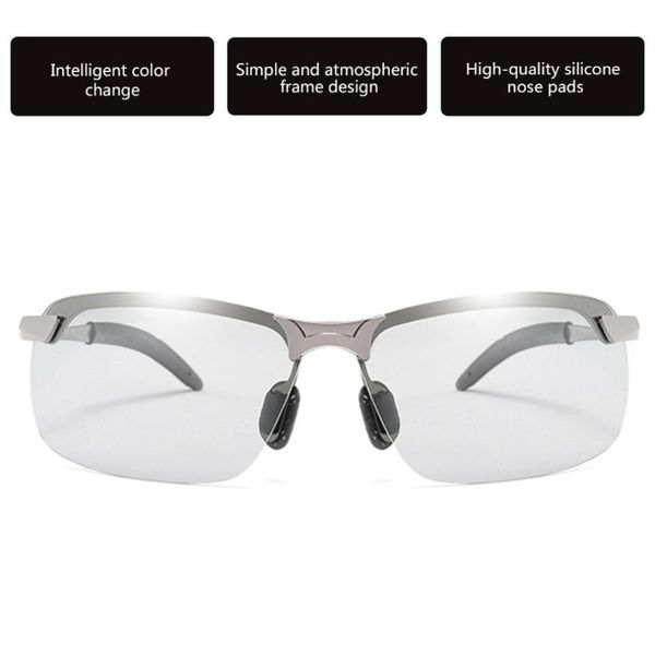 men driving sunglasses pchromic glasses cycling glasses for men anti-glare goggles polarized discoloration dropship, White;black
men driving sunglasses pchromic glasses cycling glasses for men anti-glare goggles polarized discoloration dropship, White;black