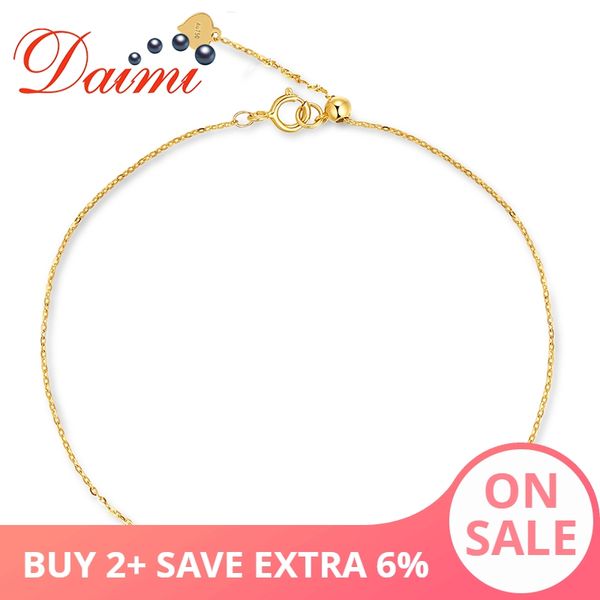 daimi love design dainty pure gold bracelet chain 18k yellow gold chain adjustable bracelet wendding party gift, Golden;silver
daimi love design dainty pure gold bracelet chain 18k yellow gold chain adjustable bracelet wendding party gift, Golden;silver