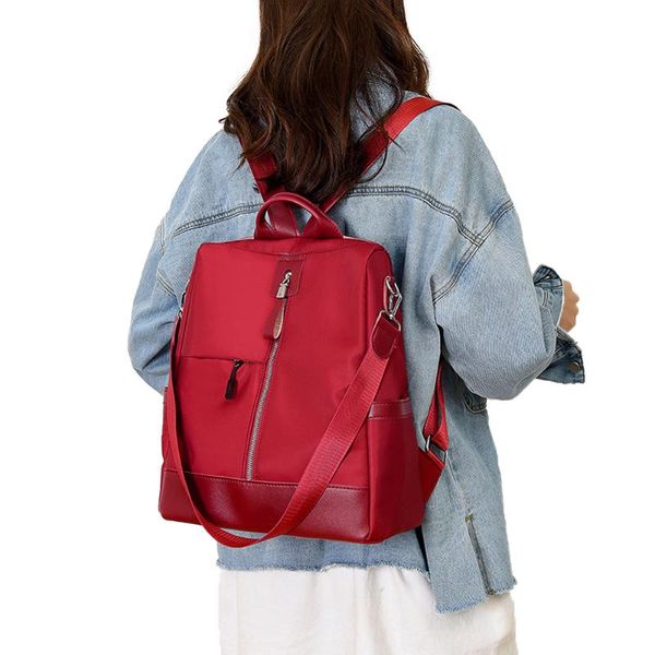 women oxford cloth backpacks casual ladies handbag single-shoulder bag with adjustable straps
women oxford cloth backpacks casual ladies handbag single-shoulder bag with adjustable straps