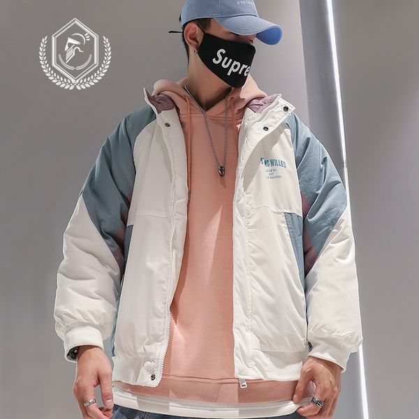 golomise men fashion loose print fleece heavyweight jacket casual patchwork hip hop parkas coat, Black
golomise men fashion loose print fleece heavyweight jacket casual patchwork hip hop parkas coat, Black