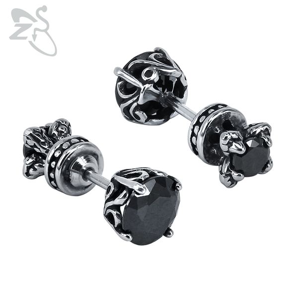 zs men's black zirconia stud earrings stainless steel punk jewelry accessories for women men vintage hip hop ear stud jewellry, Golden;silver
zs men's black zirconia stud earrings stainless steel punk jewelry accessories for women men vintage hip hop ear stud jewellry, Golden;silver