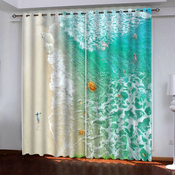 custom curtains blue ocean dolpbhin curtains window blackout luxury 3d curtains set for bed room living room
custom curtains blue ocean dolpbhin curtains window blackout luxury 3d curtains set for bed room living room