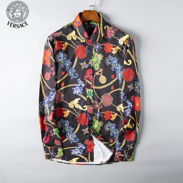 men's shirts logistics new men's casual prints lapel slim luxury long sleeve shirt european and american brand fashion trend shirt, White;black
men's shirts logistics new men's casual prints lapel slim luxury long sleeve shirt european and american brand fashion trend shirt, White;black